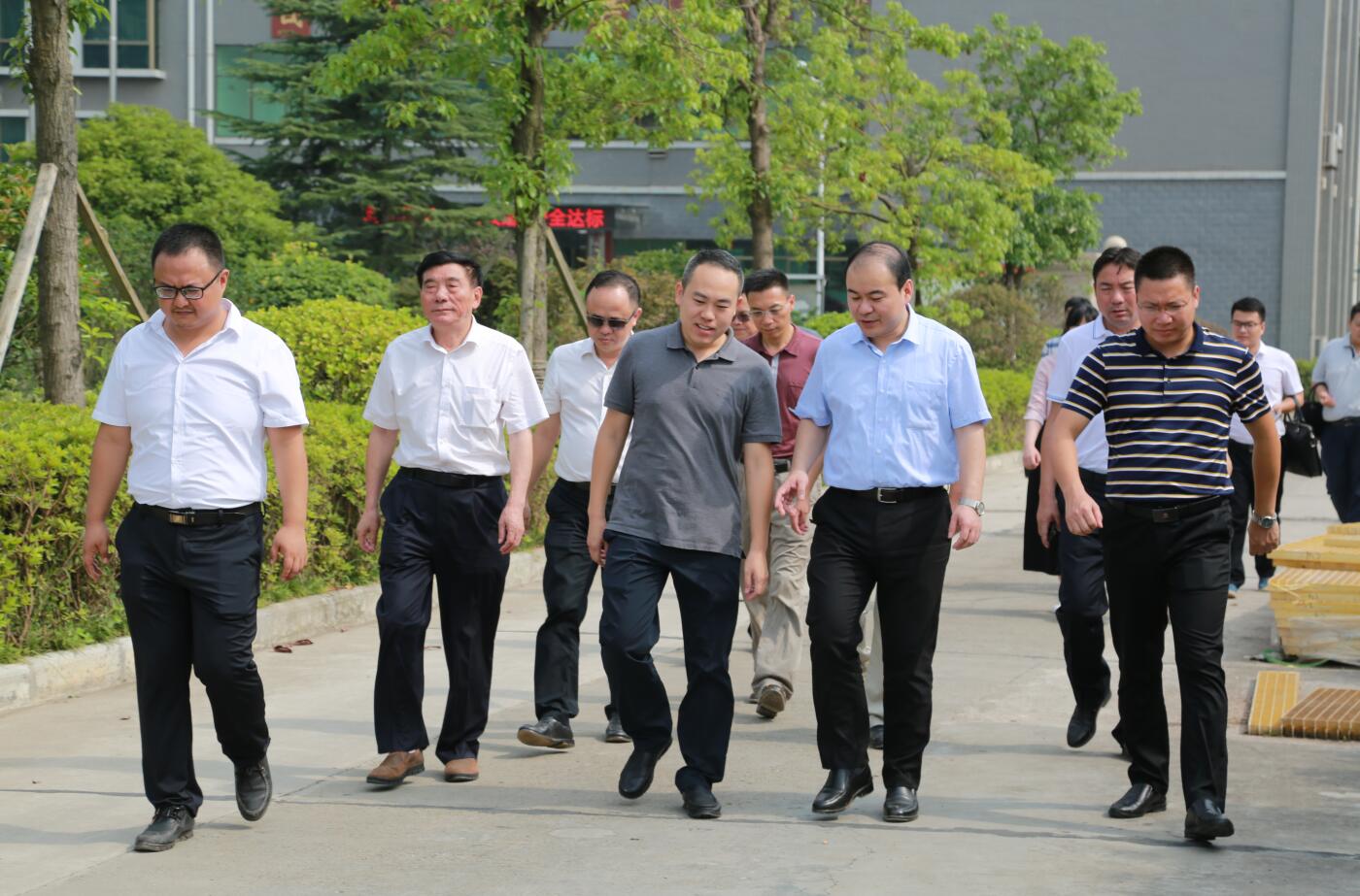 2018年7月，市委常委副市長朱健一行蒞臨公司指導(dǎo).JPG
